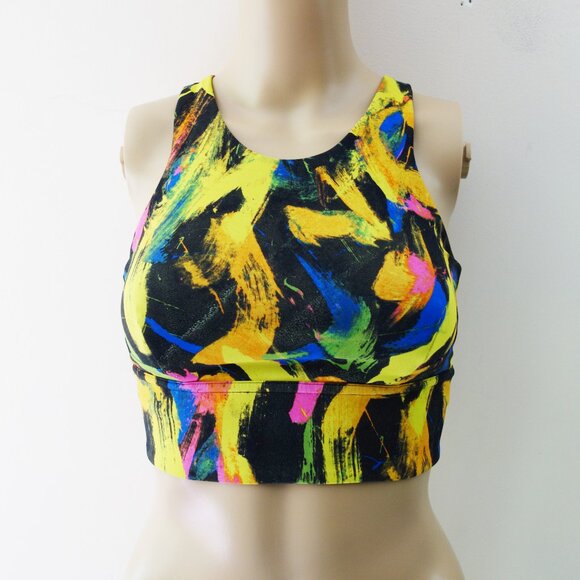 Lululemon Wunder Train Longline Bra *Medium Support, C/D Cup Undertone Black (6) - Picture 3 of 9